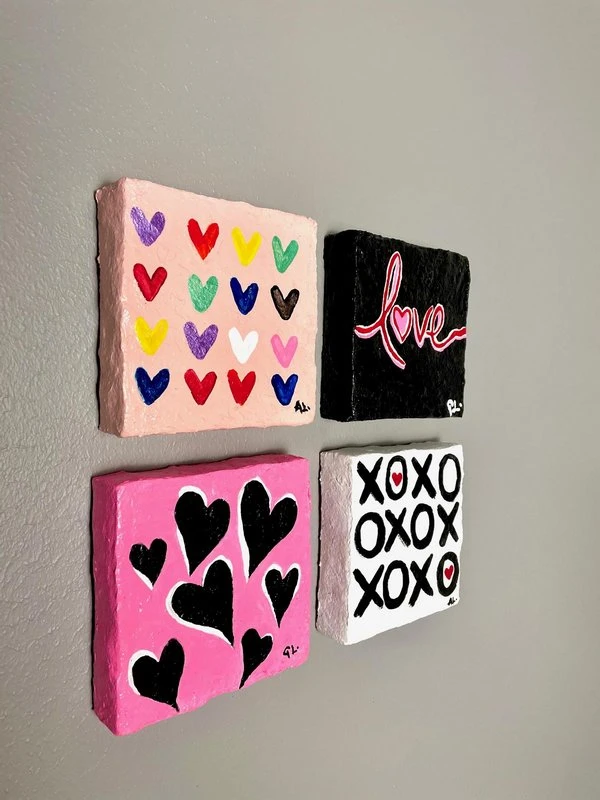 Cute Valentine’s Canvases - CelluClay